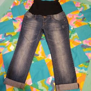 Maternity Denim Capris